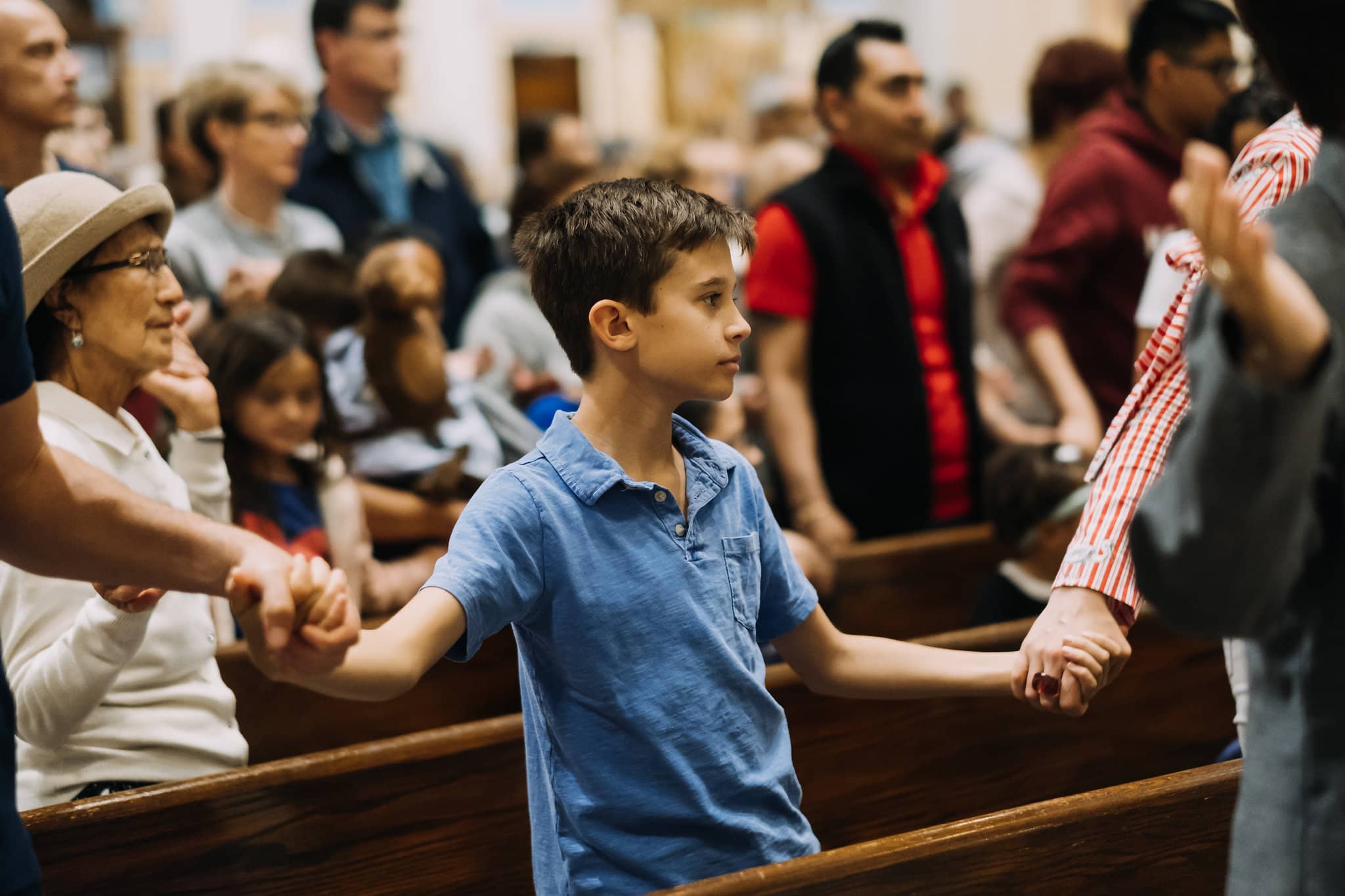 youth-kids-group-our-father--hands-hold-mass-st-francis-de-sales-church-new-york-city.jpg