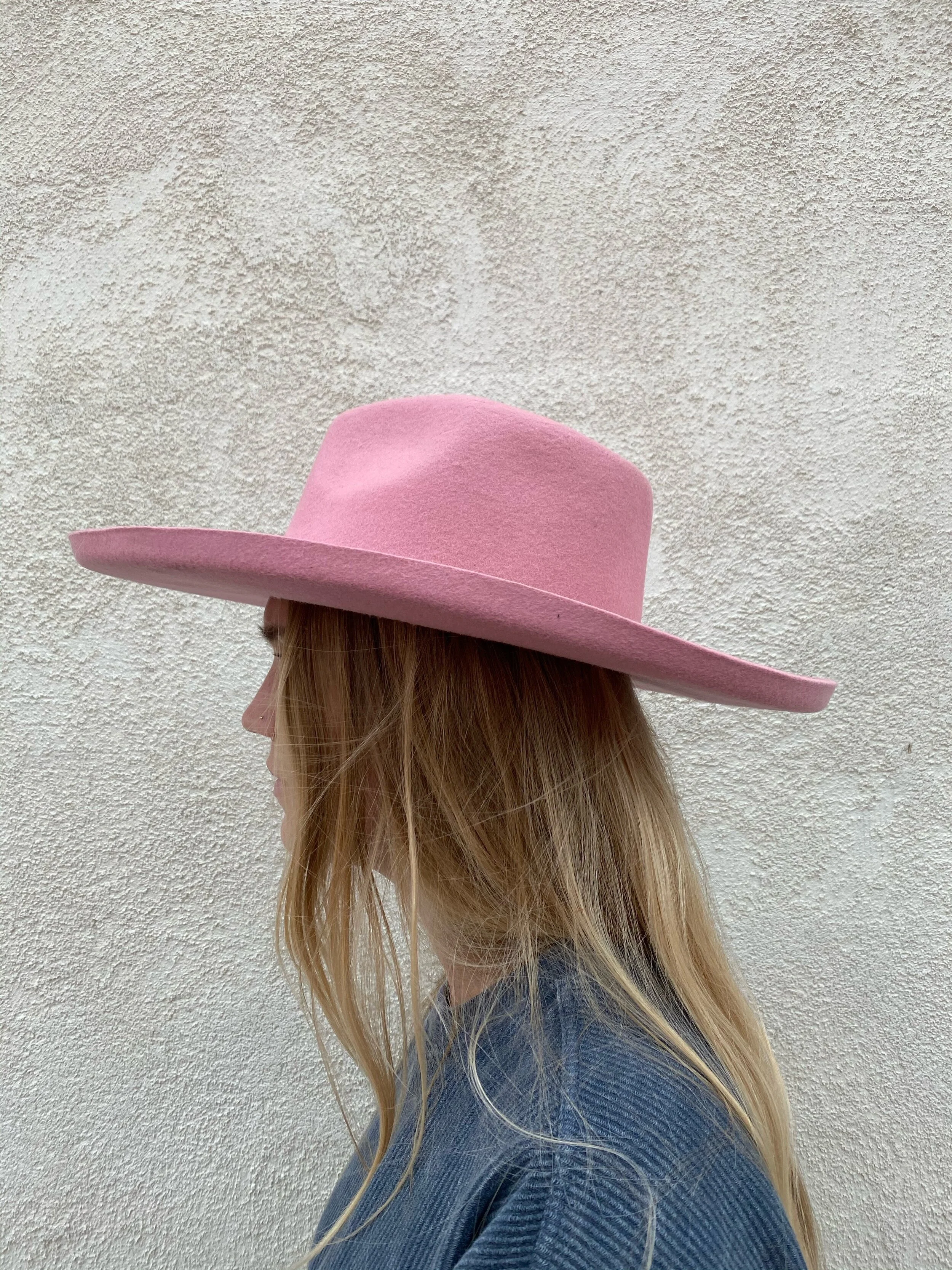 Pink Felt Hat — The Vinyl Studio