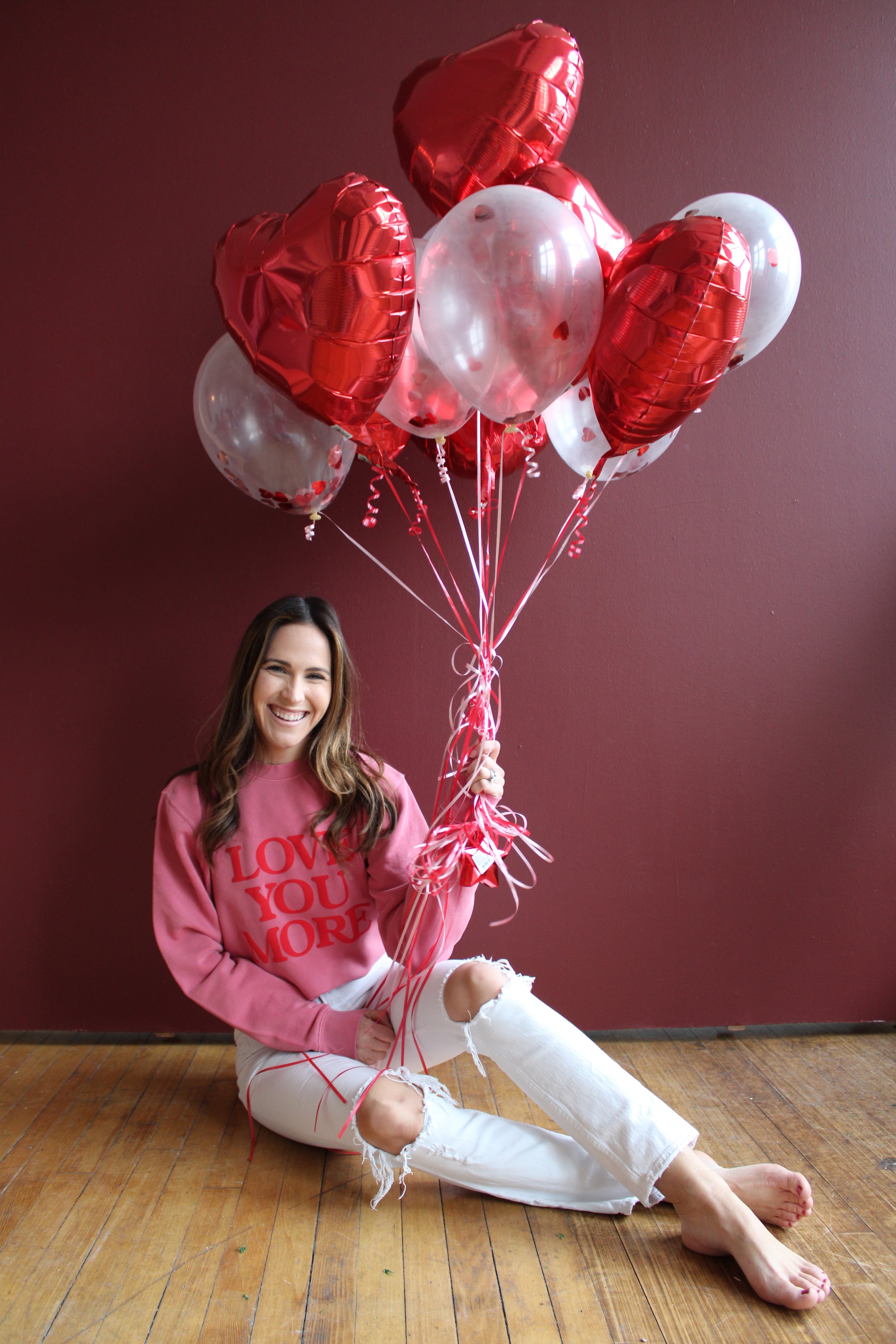 Love You More Premium Crewneck