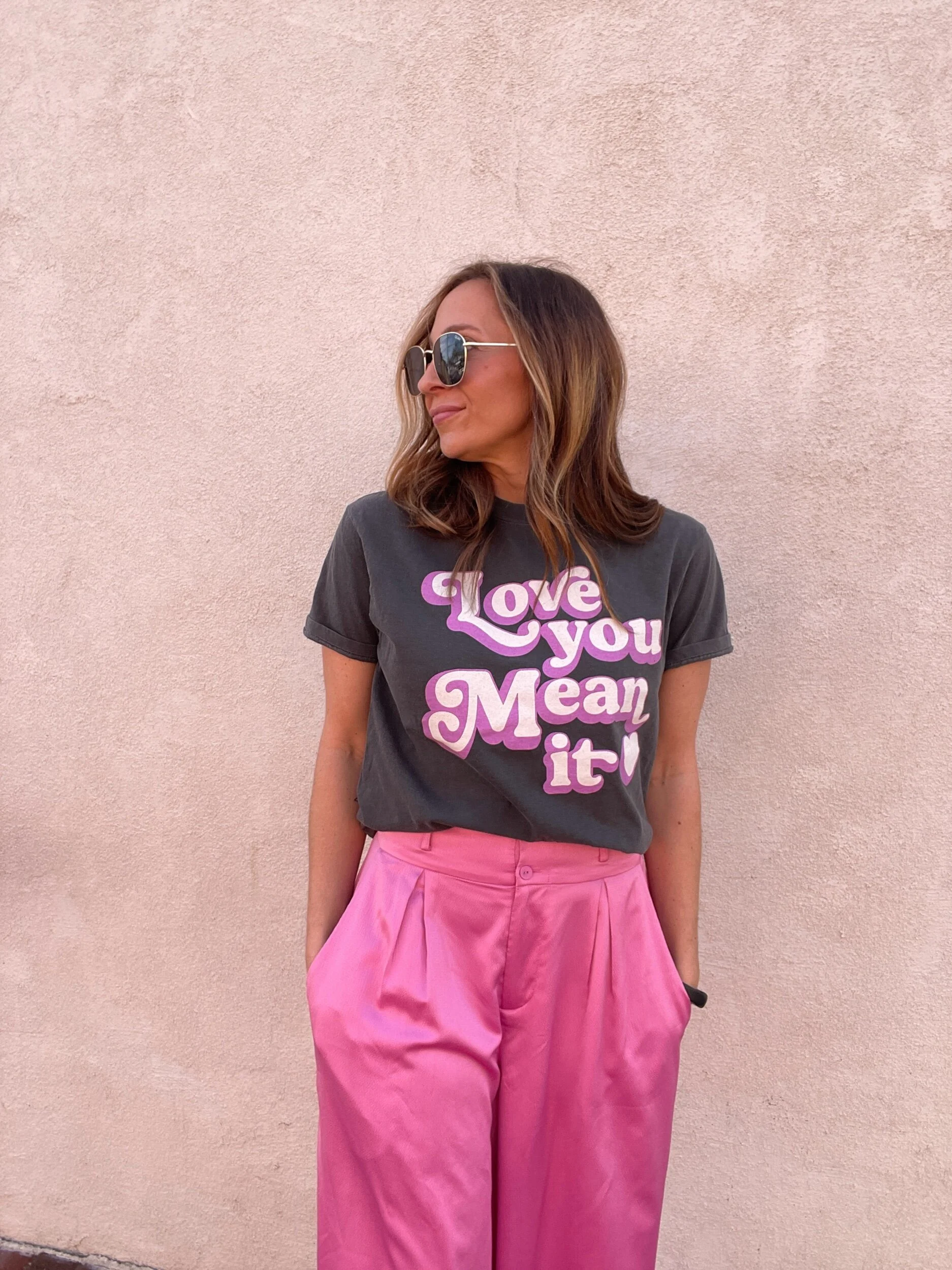 Love You Mean It Garment Dyed Tee