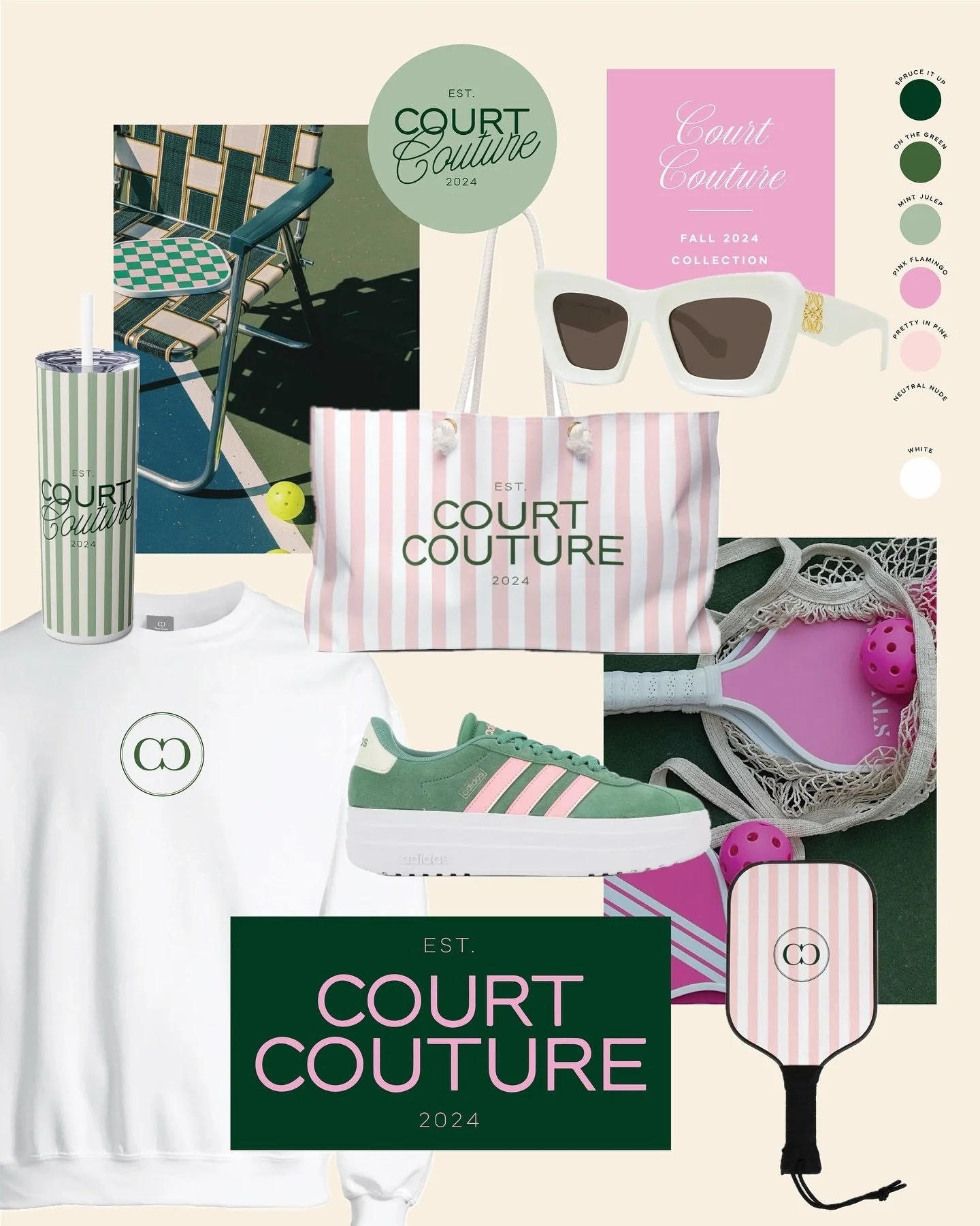 Would you wear Court Couture?!
#branding #brandingdesign #brandinginspiration #brandingdesigner #pickleball