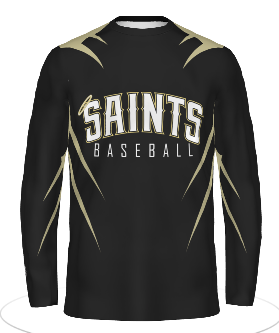 Saints Youth Sublimated Long Sleeve Warm UP