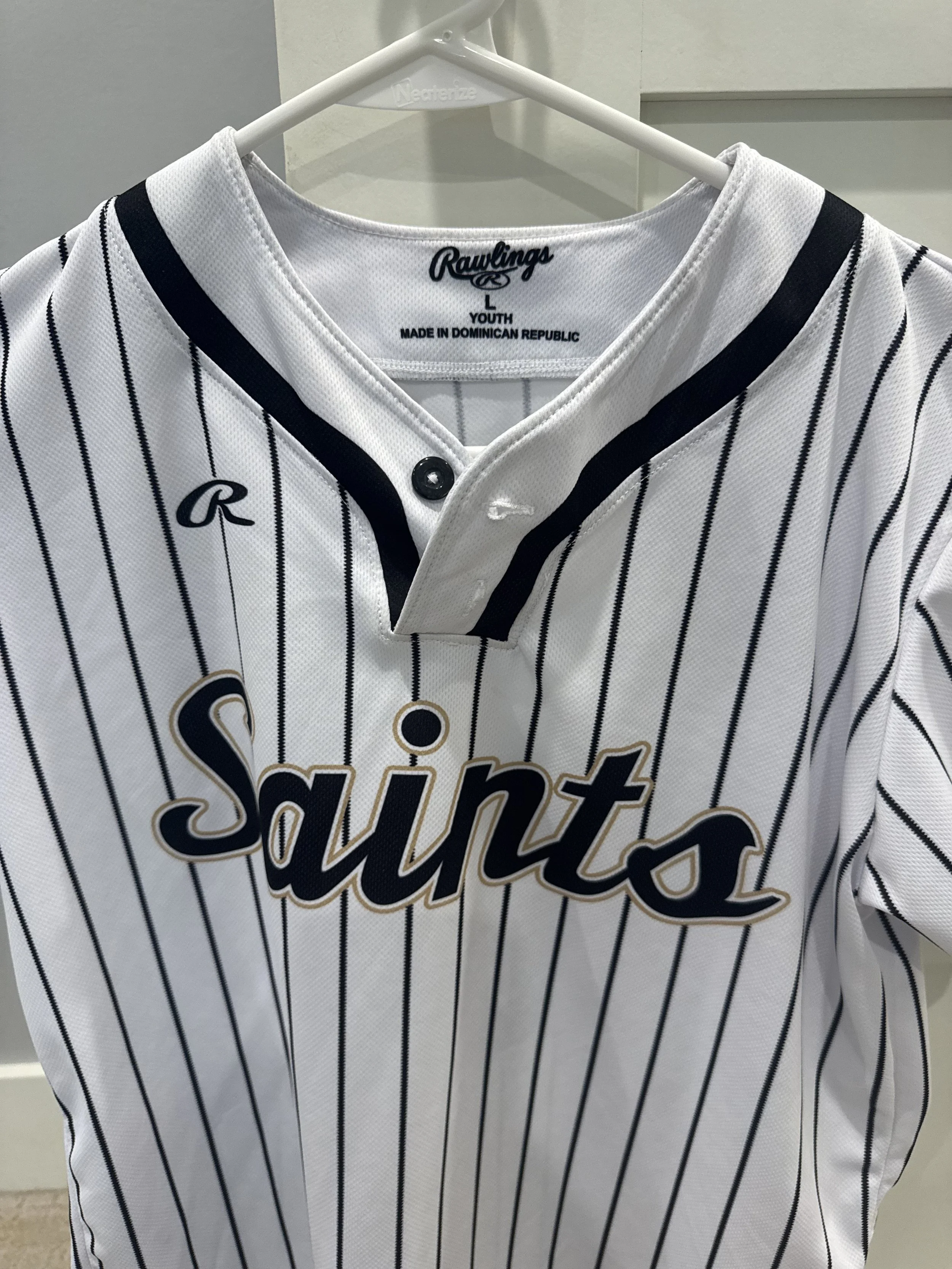 Pinstripe Baseball Top