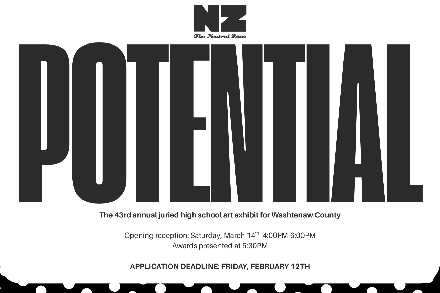 Potential Art Submission Deadline