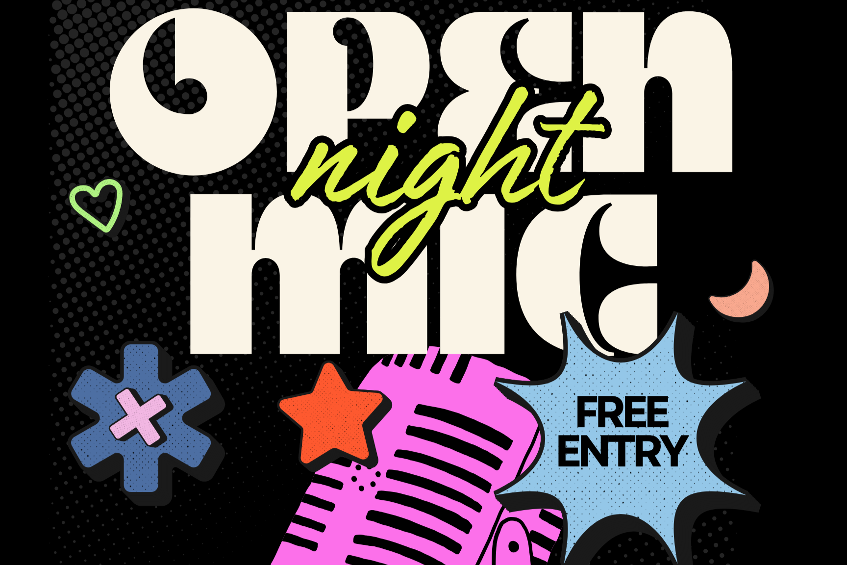 18+ YOUNG ADULT Open Mic