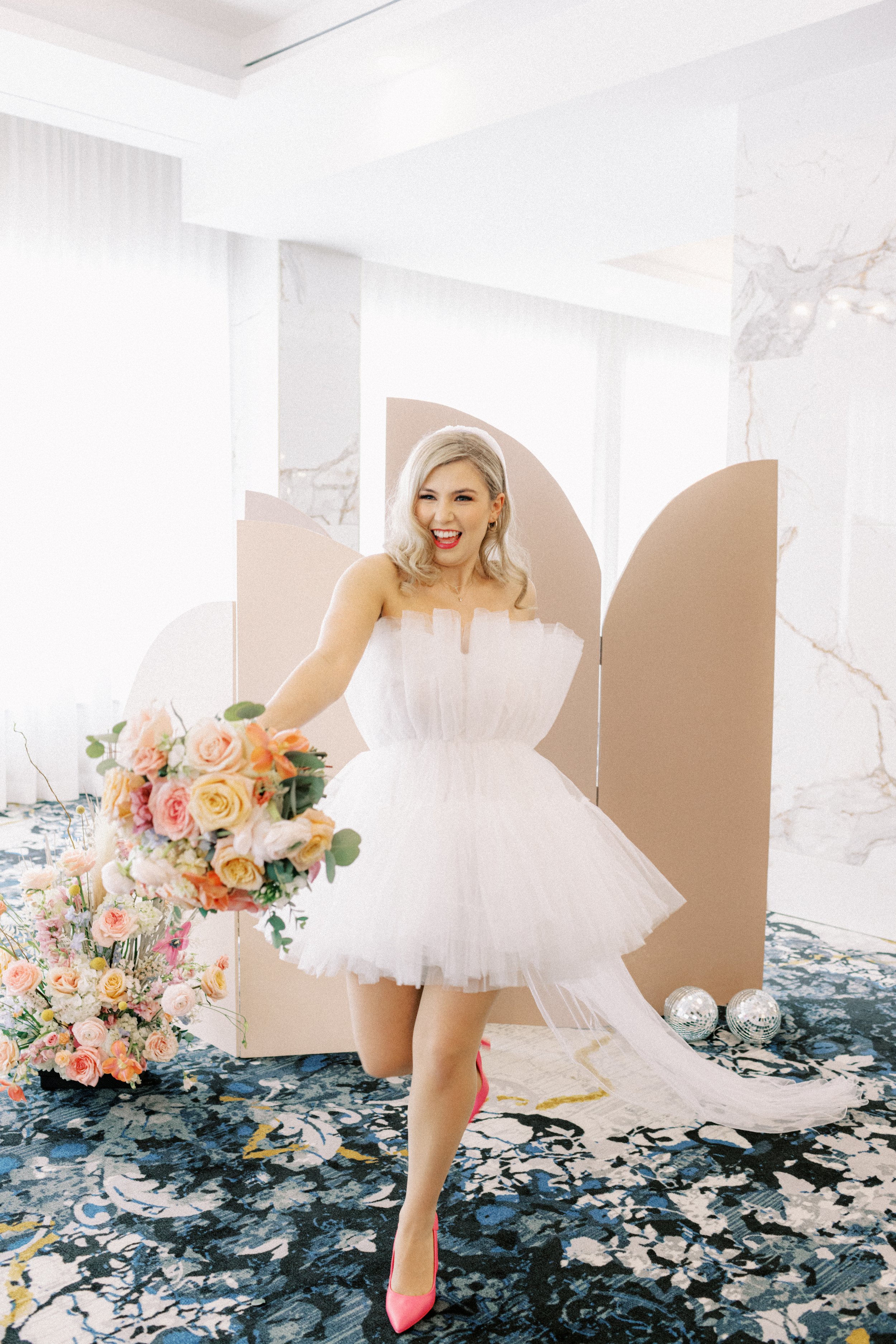  Photo: Alicia Hoyt; Candice Ross; Sam Connell; Alyssa Marie  Hair: Ashley Cornelius  Florals: Paige and Peacock   Planner: Stephanie’s Weddings and Events  Rentals: Glow the Event Store  Backdrop: Nautical Home Designs 