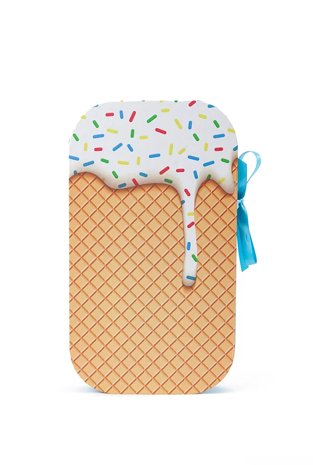 ren ro folding toddler chair ice cream print