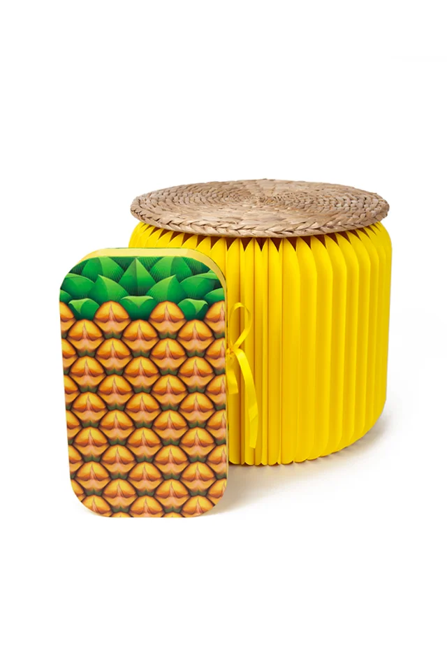 ren ro folding toddler chair pineapple print