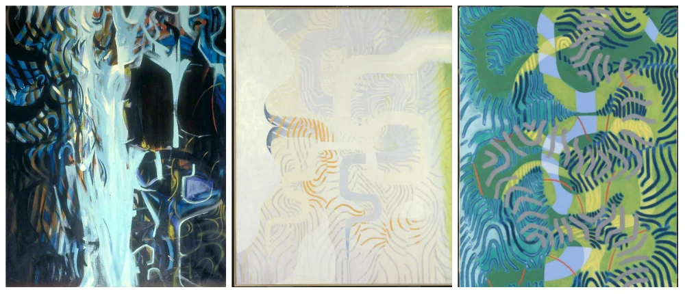 Left to Right: Spate III, Saja, Green Confluence