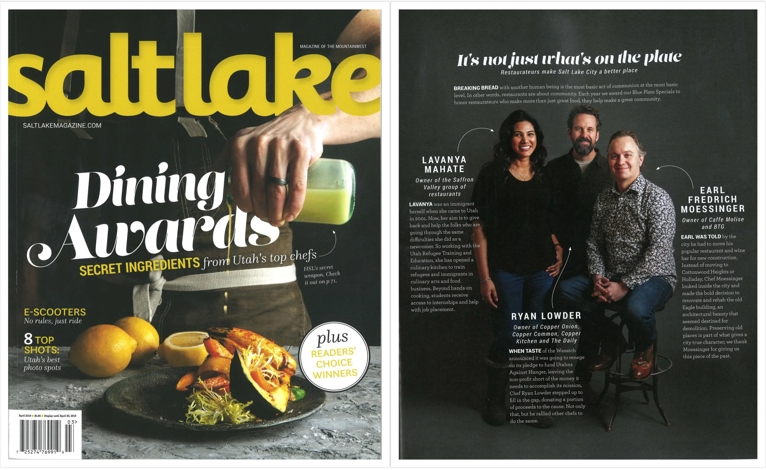 March / April 2019 issue of Salt Lake Magazine