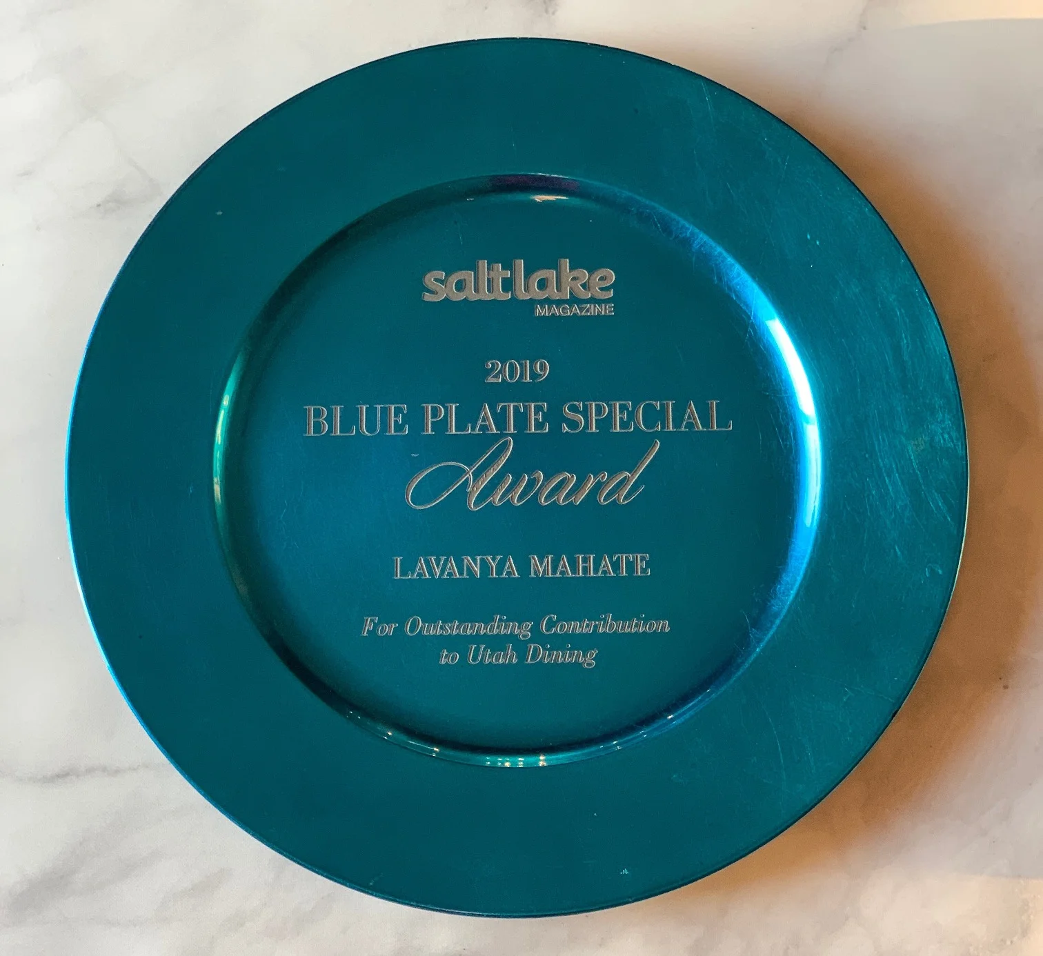 Saffron Valley Wins 2019 Blue Plate Special Dining Award