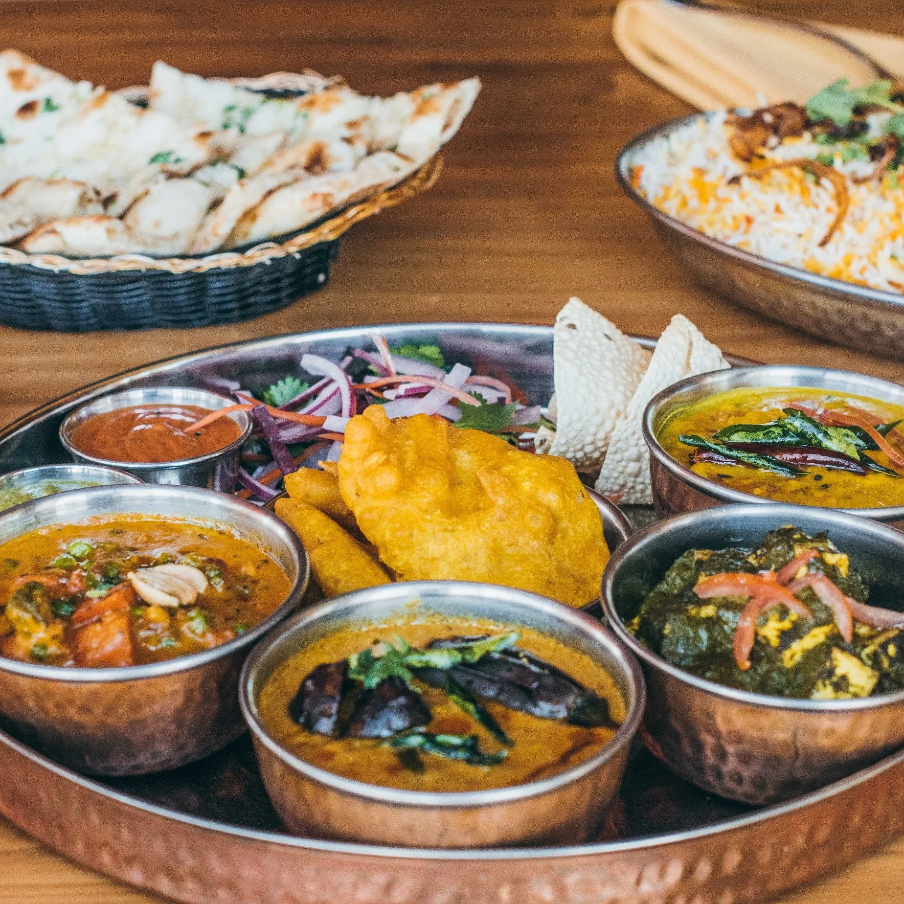 New Dinner Special on Thursdays at Saffron Bistro in Sugar House: Thali for Two