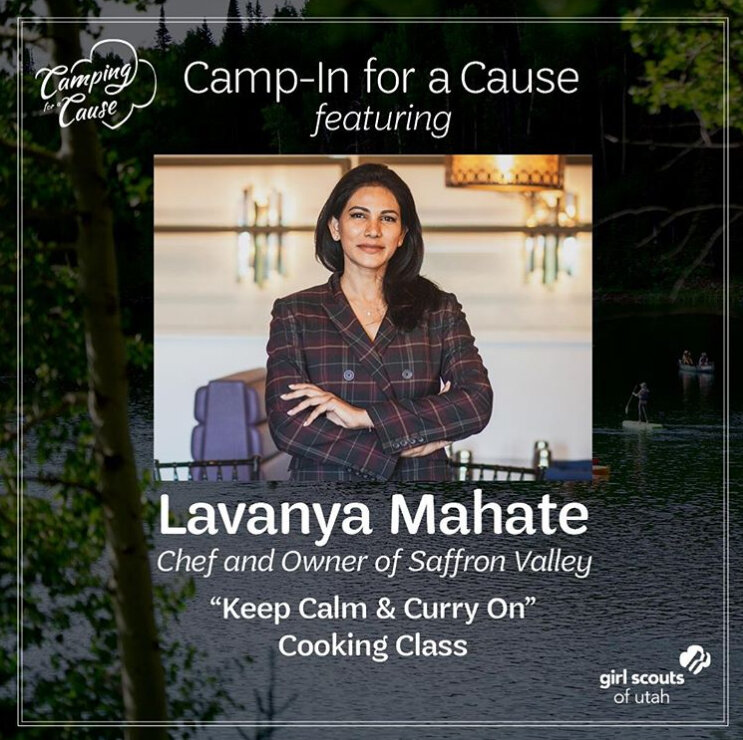  Lavanya Mahate teaches virtual cooking class for Girl Scouts of Utah 