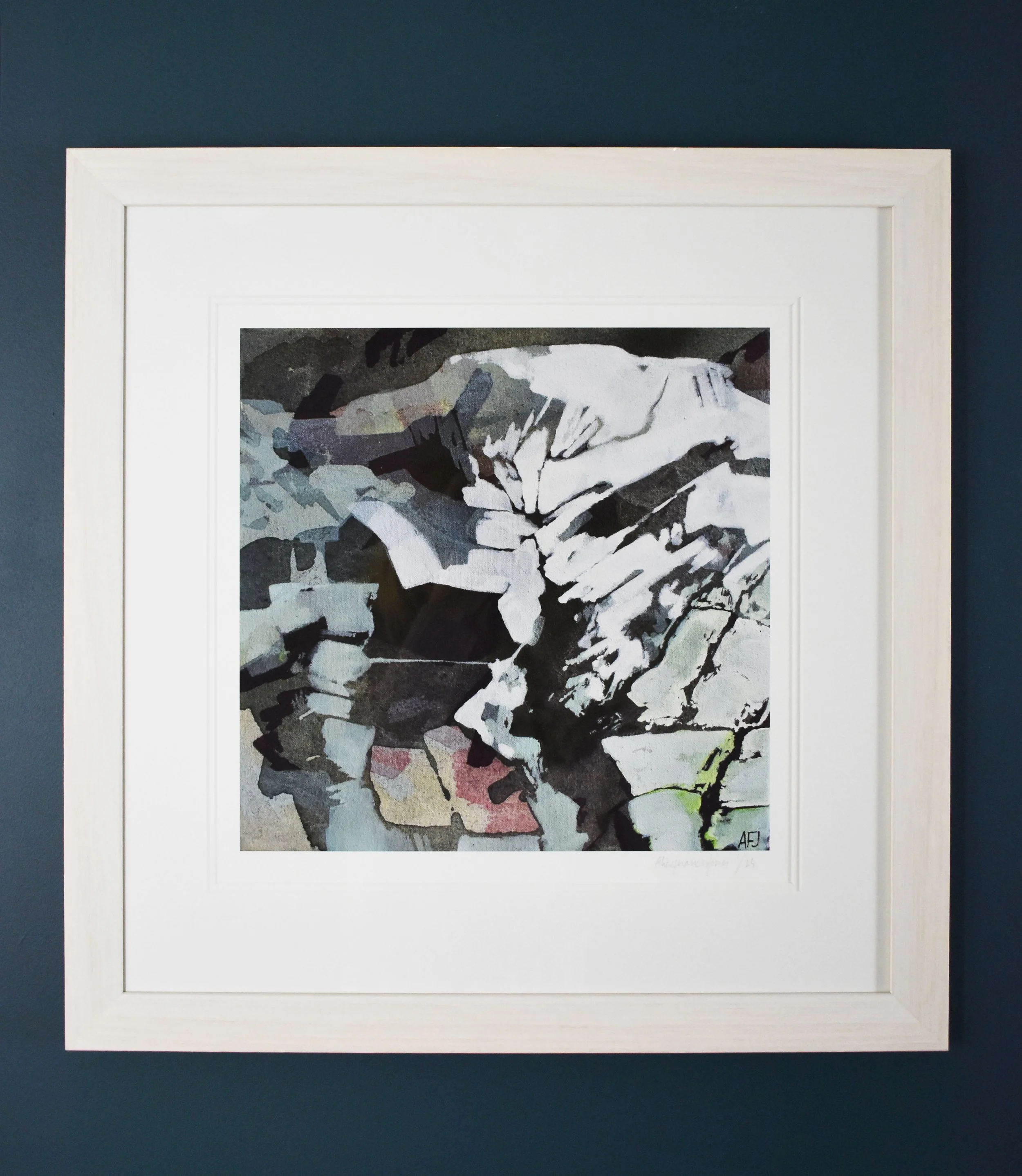 Snow Covered Fields - framed print .jpg