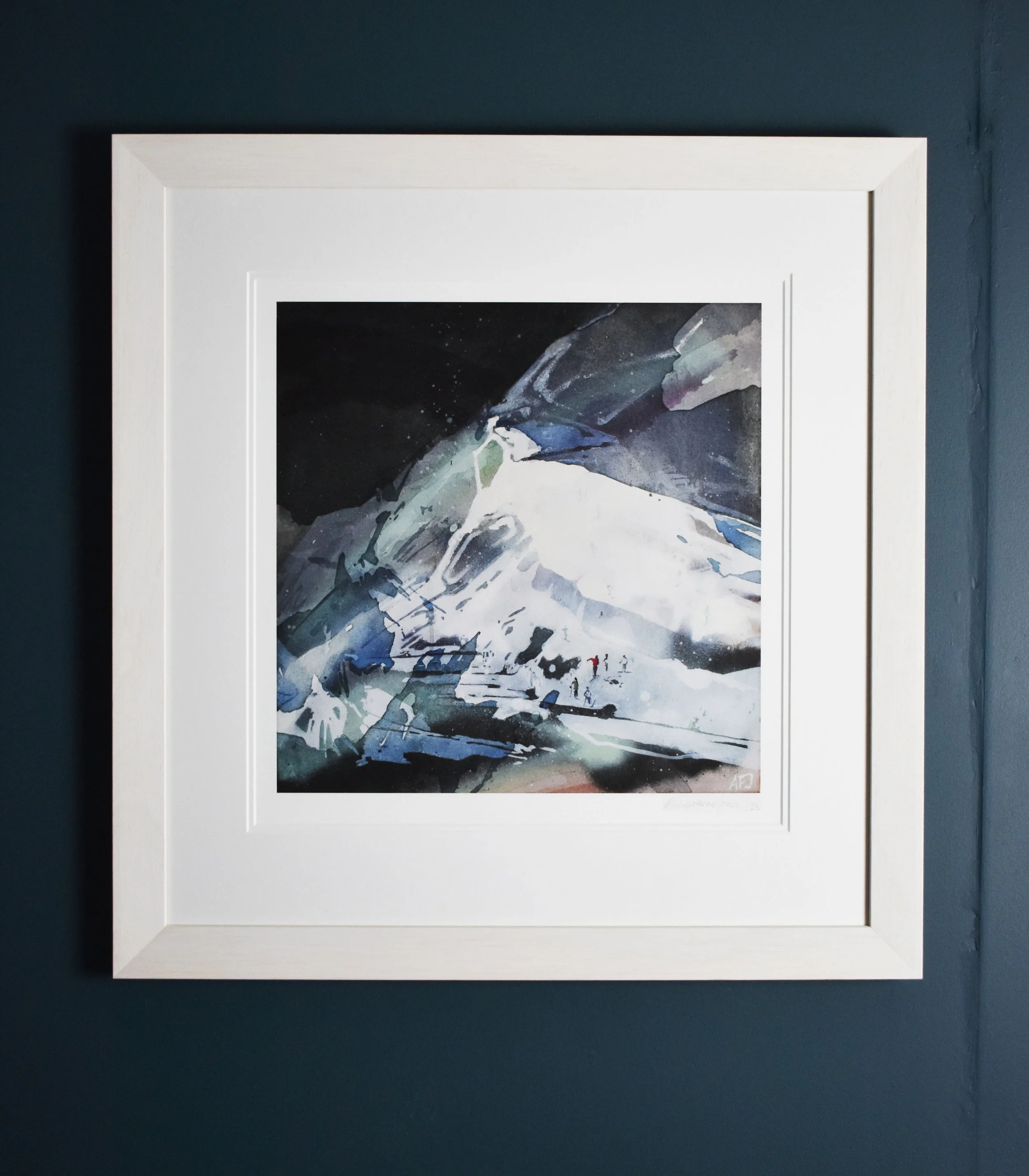 On The Slopes - framed print 1.jpg