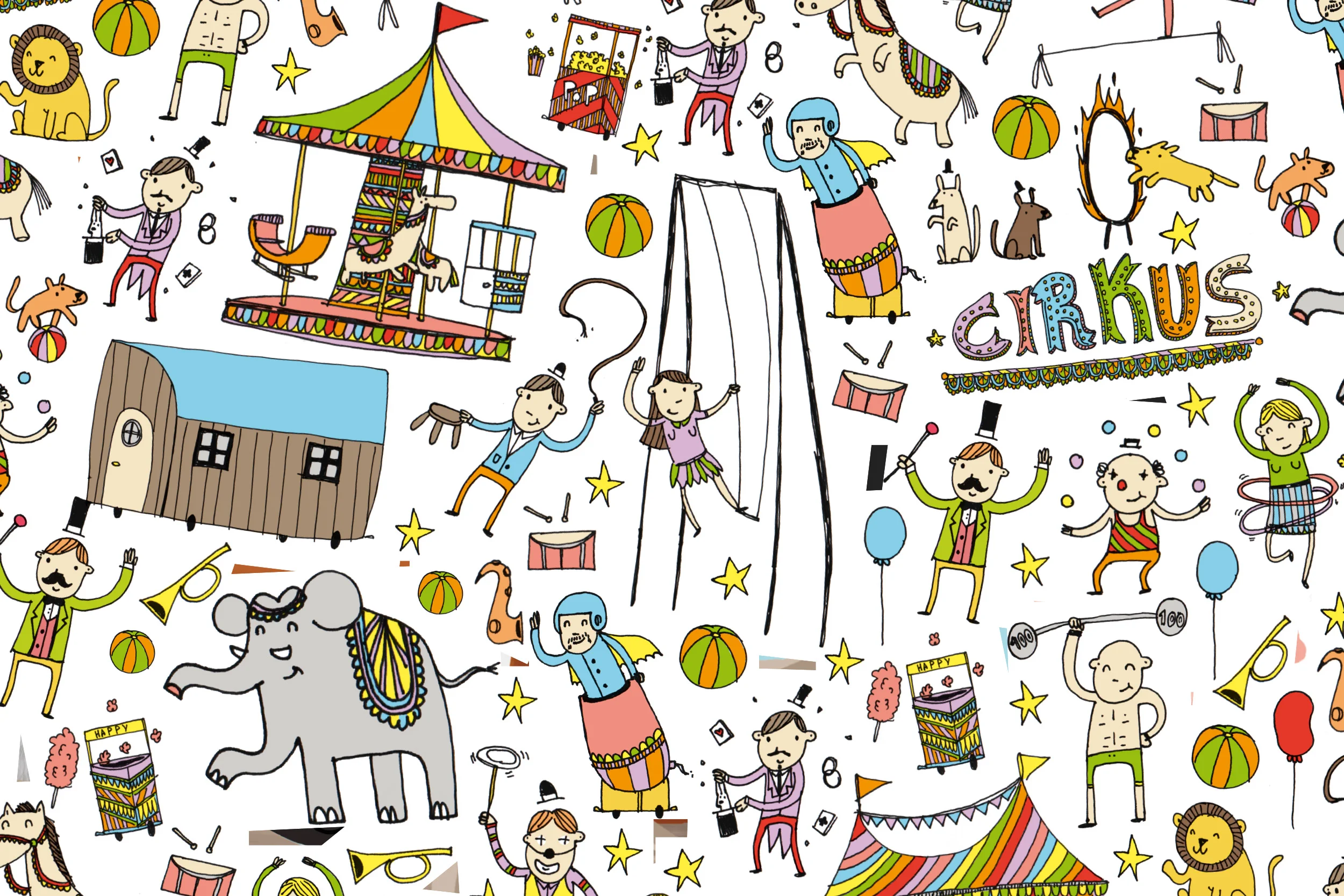  Wallpaper pattern made for Andrea Larsson 