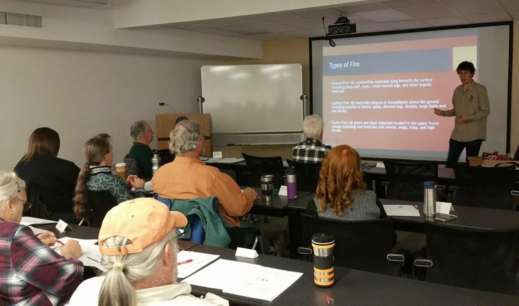 Ambassadors and members of the community attend a one day Home Ignition Zone workshop. Continuing education credits for realtors are available with this course.