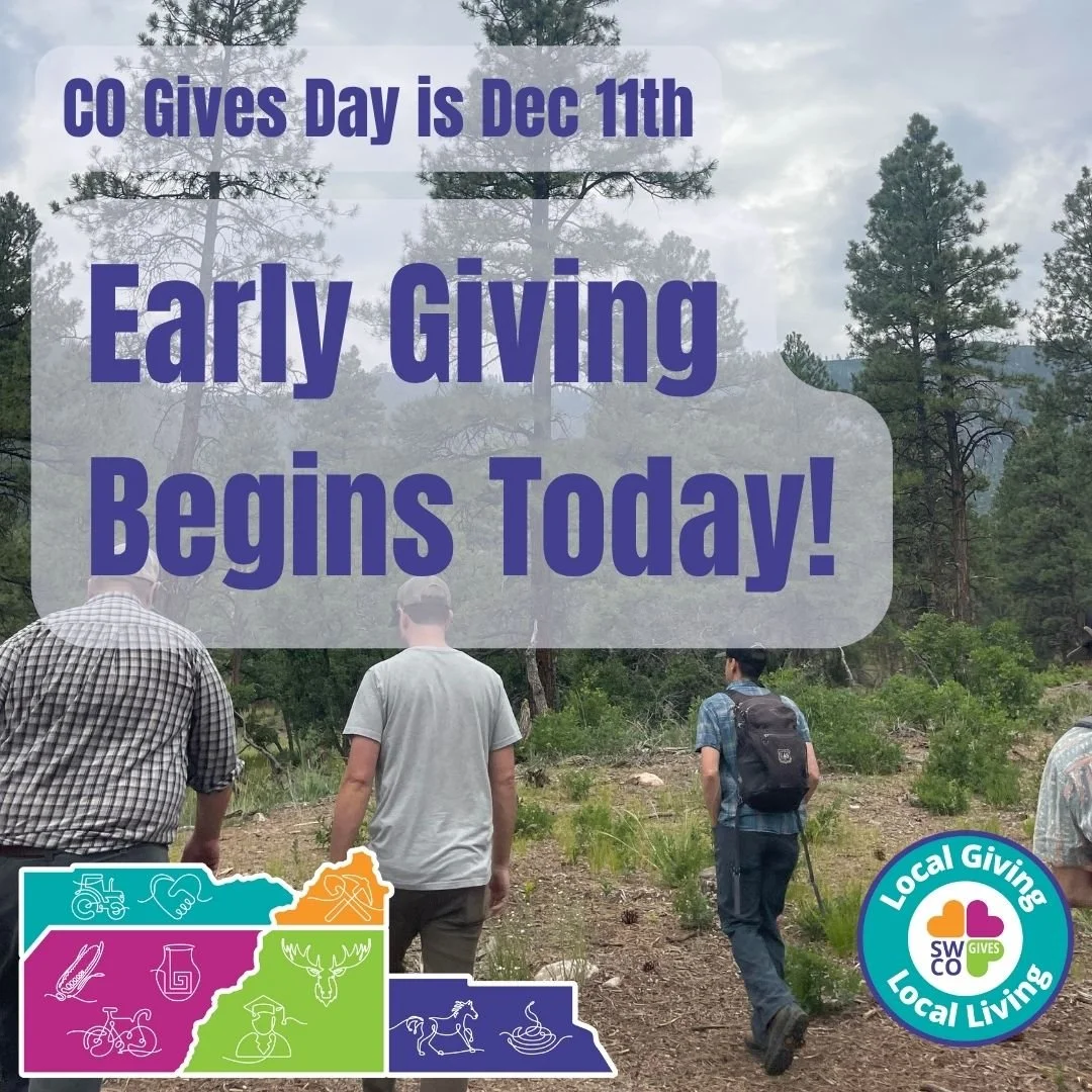Early Giving begins today! 

Join Colorado&rsquo;s largest digital fundraising movement and support Wildfire Adapted Partnership. Our goal is to raise $10,000 between now and the end of Colorado Gives Day on December 9th. Your support during this tim
