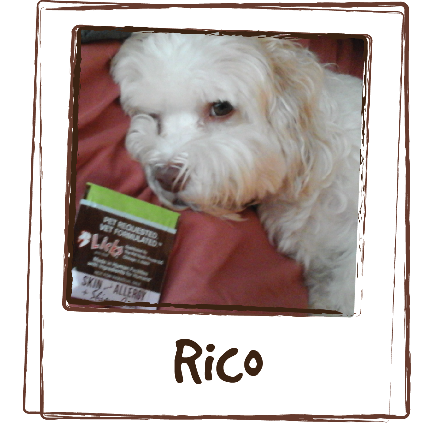  “Rico has skin allergy problem, he at times constantly scratch his body or licking his feet. We found licks allergy last month and Rico's symptoms start to improve. He is a very picky eater but he liked up the entire pack on the first try. Great pro