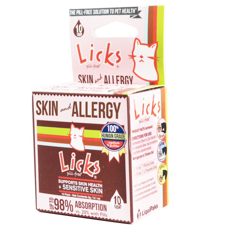 Cat Skin & Allergy — LICKS PillFree Solutions