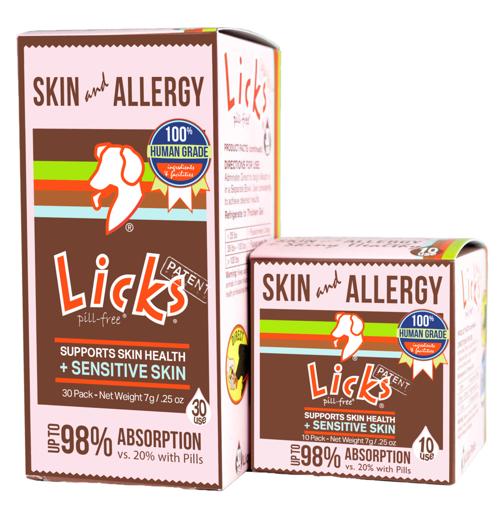 Dog Skin and Allergy Support — LICKS Pill-Free Solutions