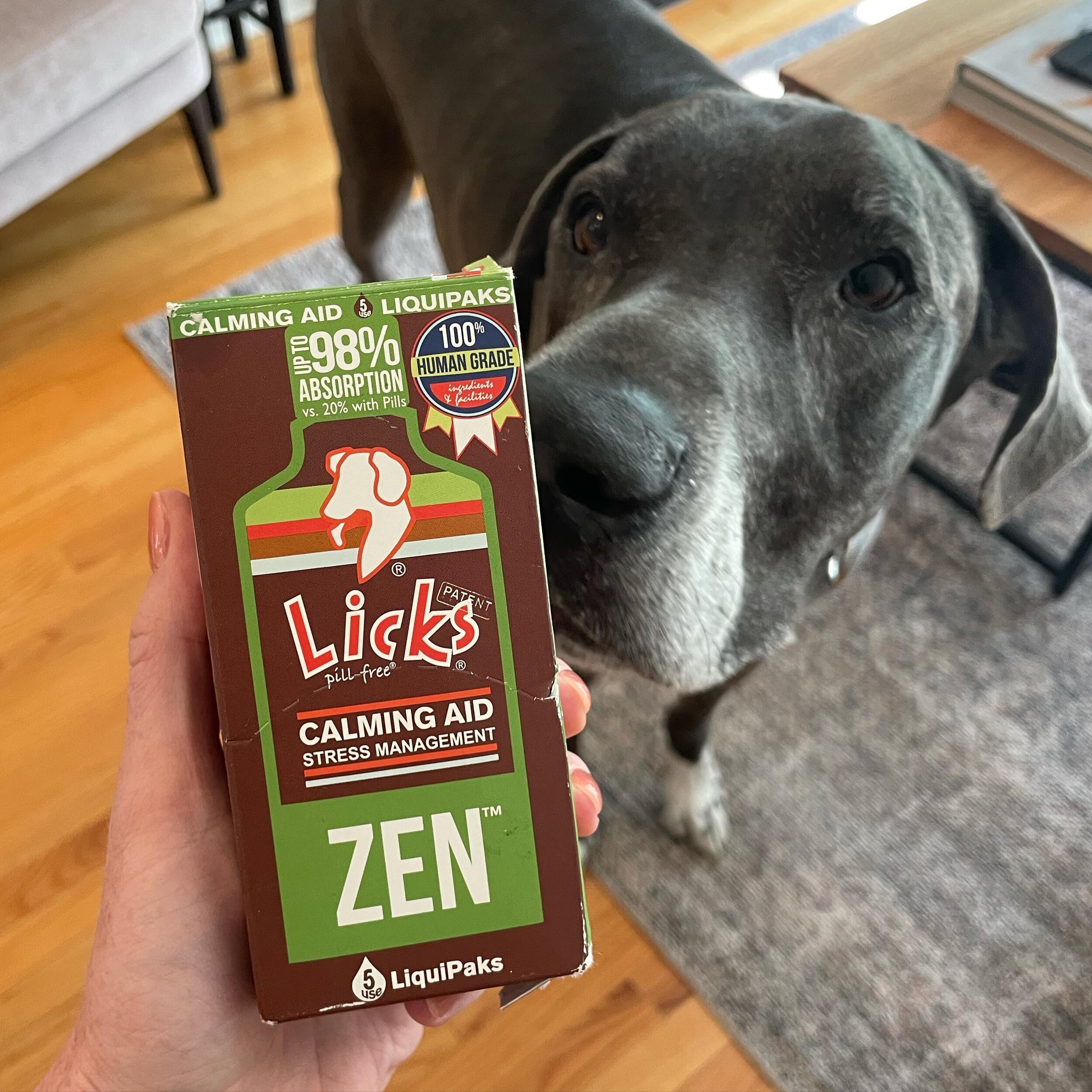 ☘️YOU&rsquo;RE IN LUCK!☘️
Save 25% off all Calming products all weekend long! 
Use code: LUCKY

Licks Pill-Free&rsquo;s ZEN Calming Formula provides a calming support for your pet in times of environmentally induced stress such as house guests, thund