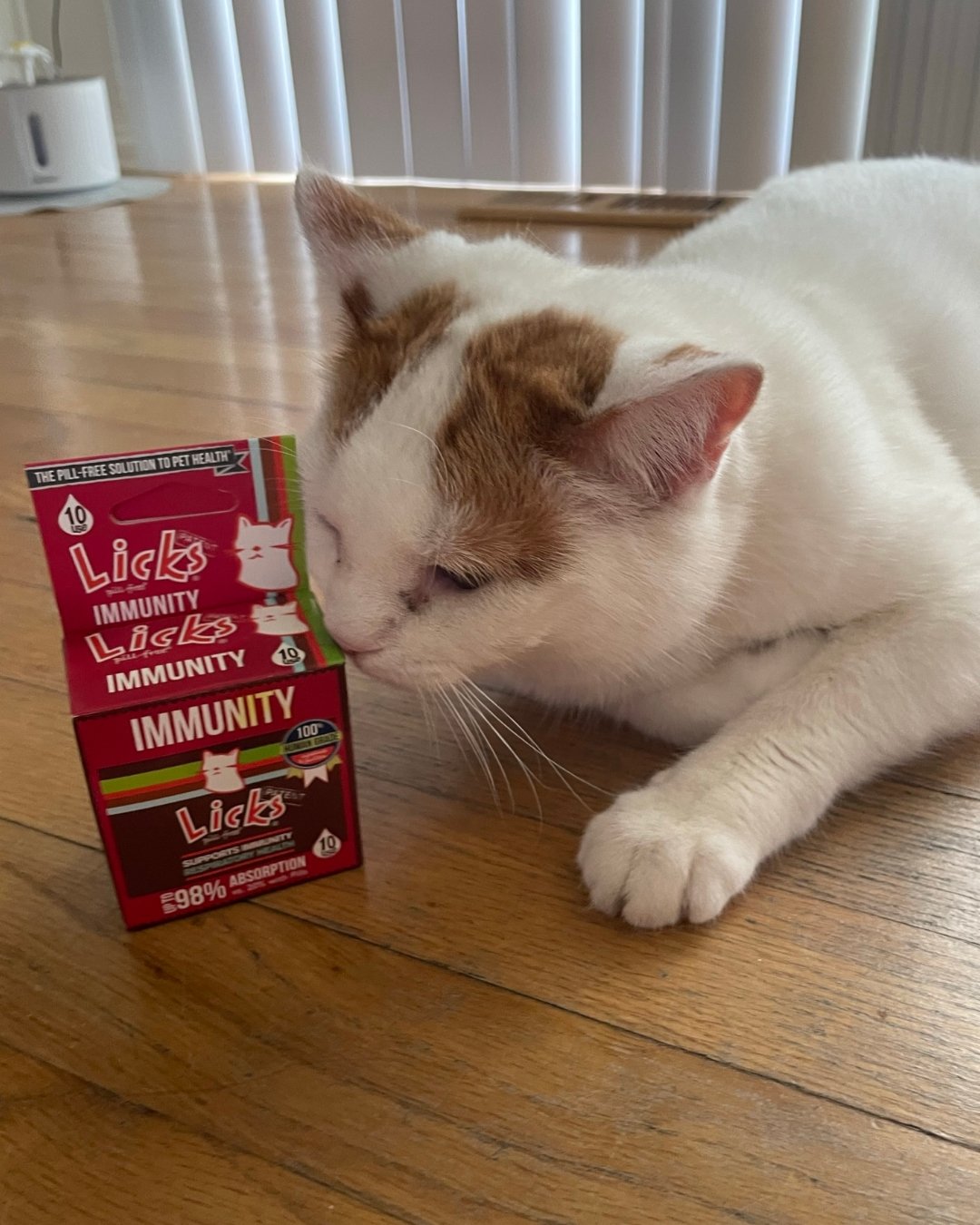 Keep your feline strong and healthy through all the seasons!

Boost your cat's defense system with Licks Immunity formula! 🐾 Packed with immune enhancing effects, it supports respiratory health and assists your furry friend in staying ahead of illne