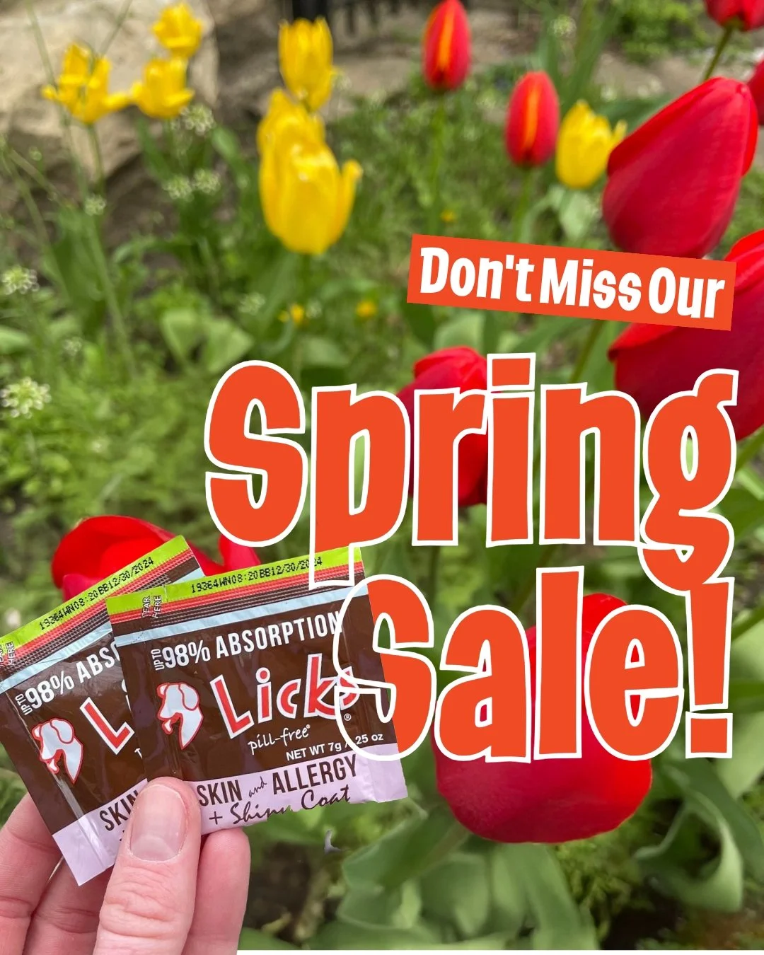 Spring into savings 🌸

Feel fresh and allergy-free this season! 🌼 Save 25% on all Skin &amp; Allergy products now through 4/19.

Don't miss this blooming opportunity to care for your pets. 🌟 Stock up today and spring forward with confidence!

#Spr