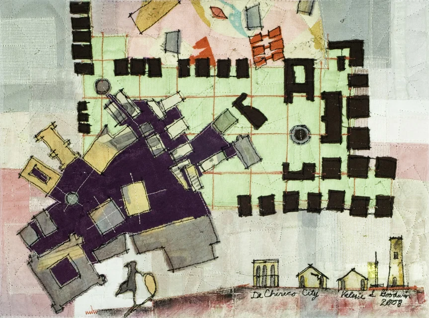 DeChirico City --9" x 12" -- 2008