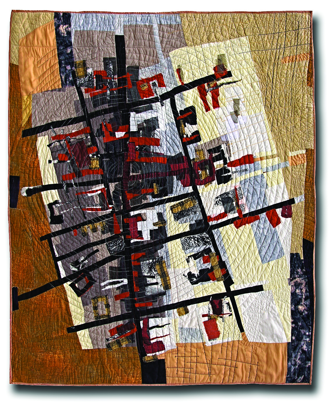 City Grid II -- 39" x 46" -- 2001 -- Private Collection of Peter Stone