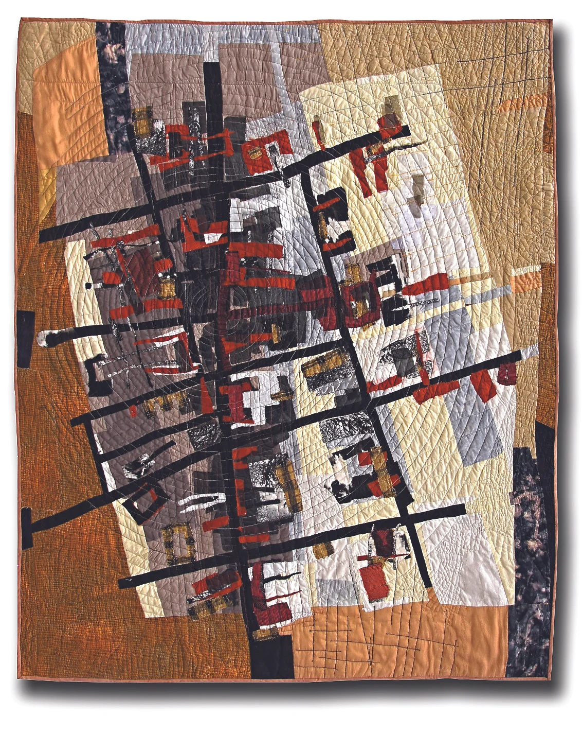 City Grid II -- 39" x 46" -- 2001 -- Private Collection of Peter Stone