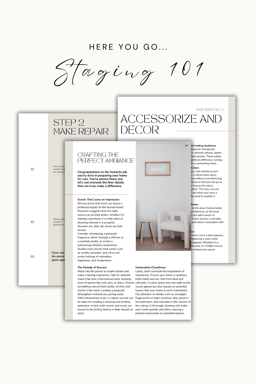 101 Staging Guide — Homzzdesign