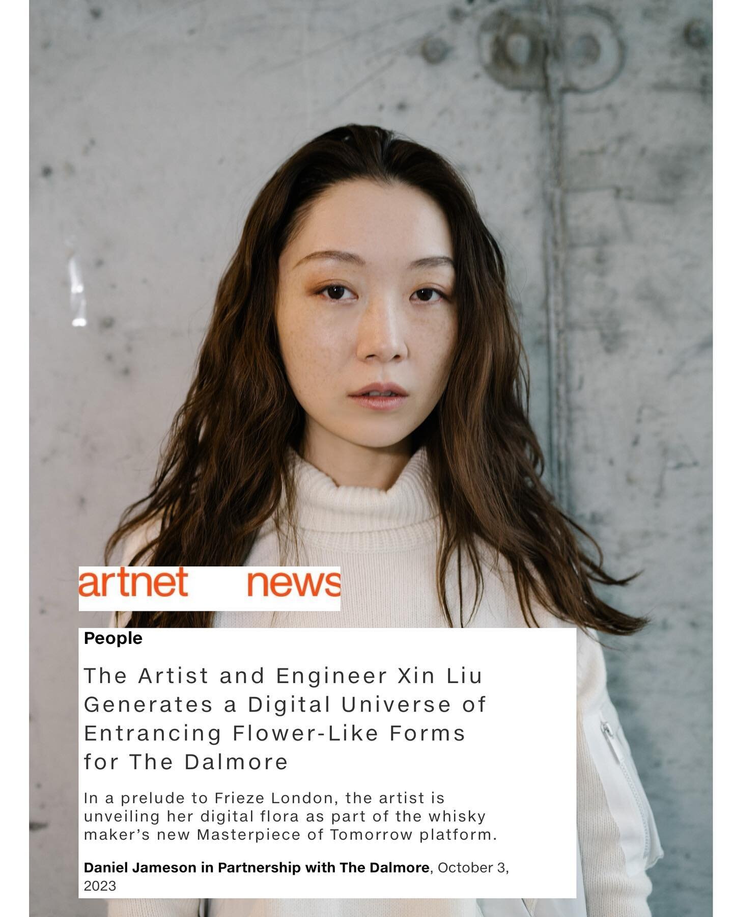 Thank you @artnet and Brian for a good morning chat time.🪻

Im proud for this piece, a smooth  and truly inspiring journey where nan and my artistic expressions are well represented and naturally connected with the craft/art in @thedalmore &lsquo;s 