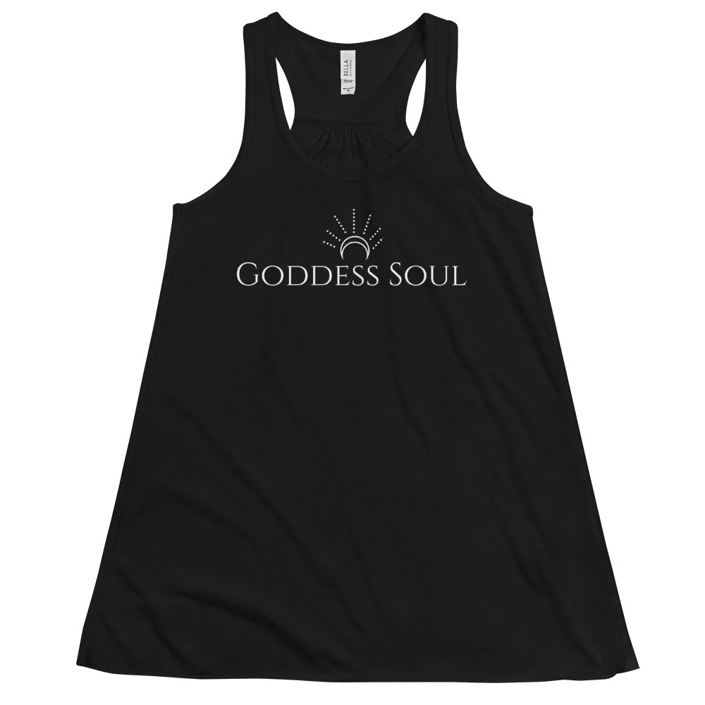Goddess Soul Women's Flowy Racerback Tank | Bella + Canvas 
