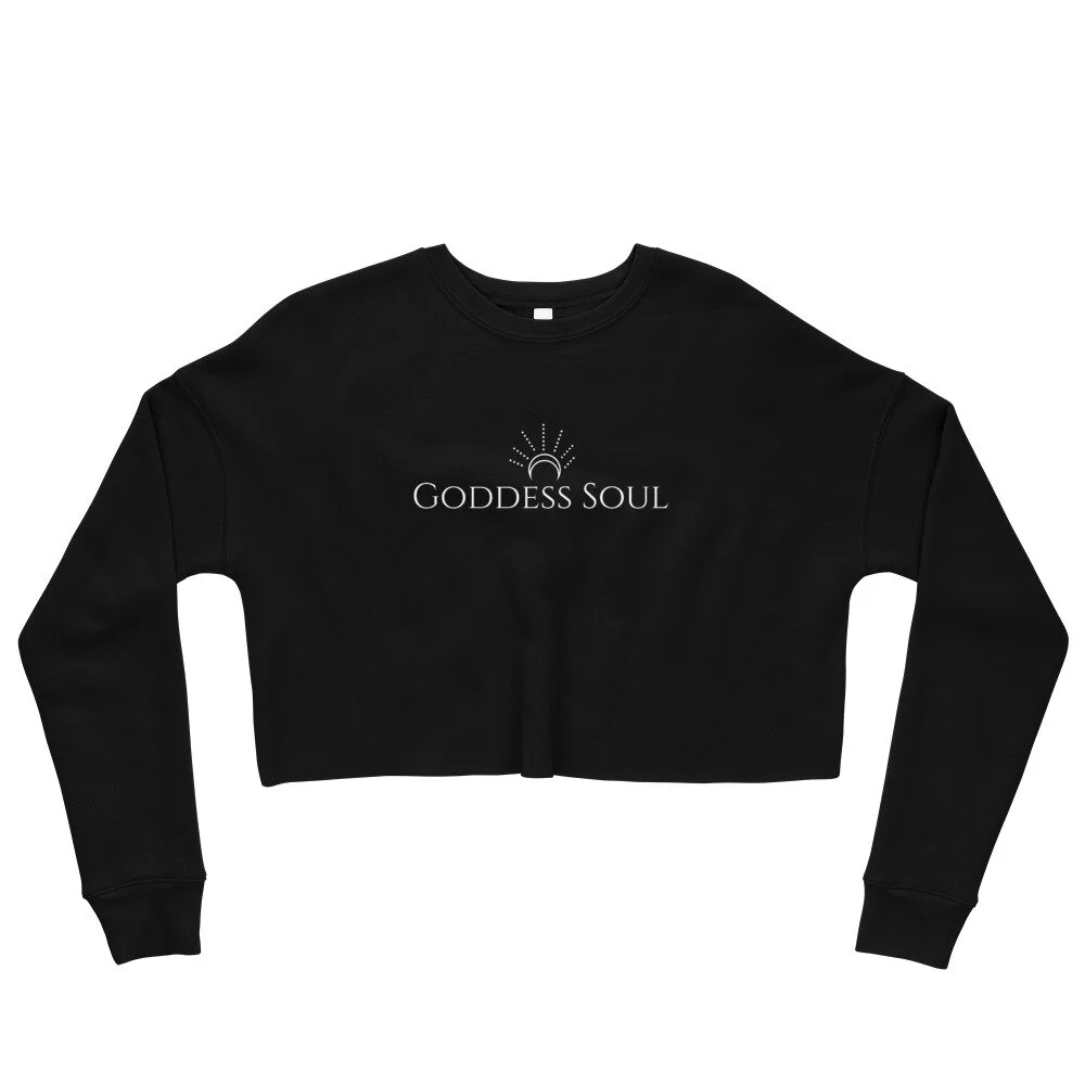 Goddess Soul Womens Cropped Sweatshirt