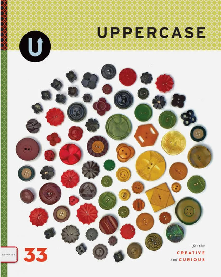 Writing on Creativity Responsible in UpperCase Magazine issue #33