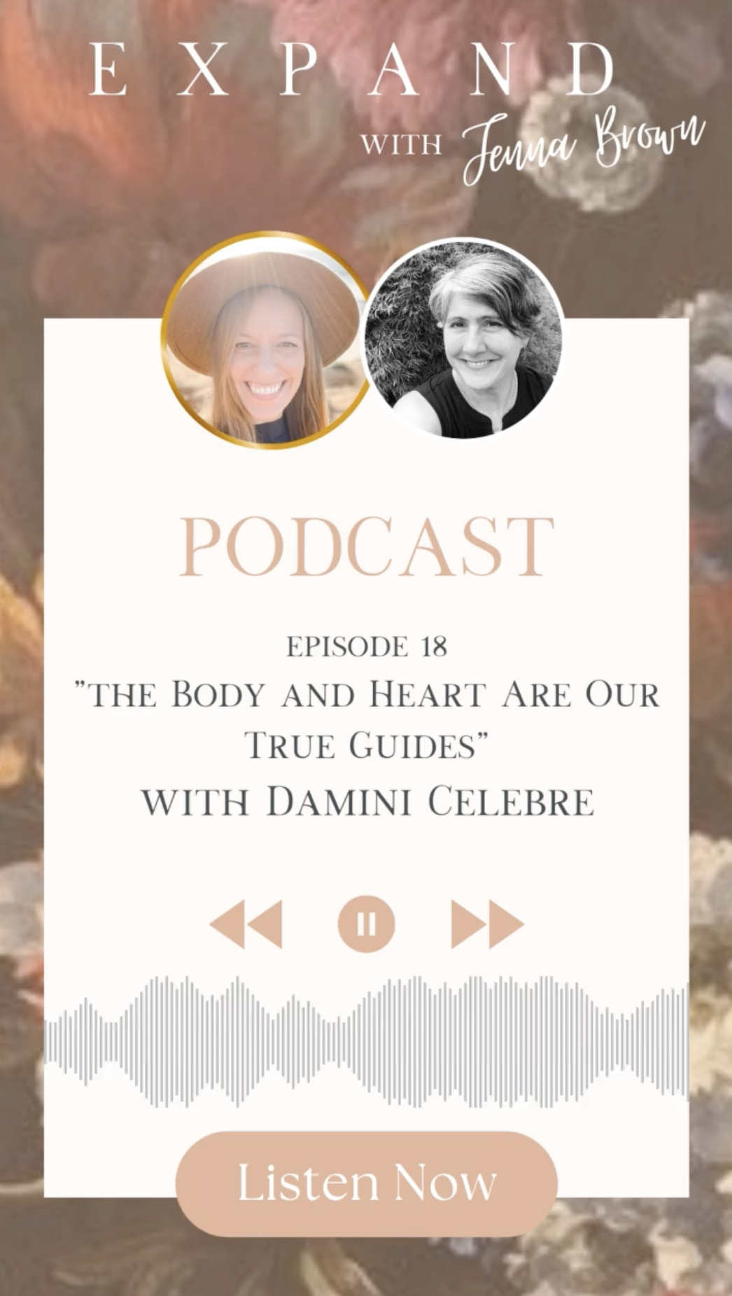 the EXPAND podcast: Our Hearts and Bodies Are The True Guides with Damini Celebre