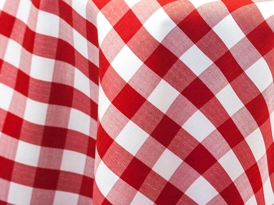 Checkered Polyester