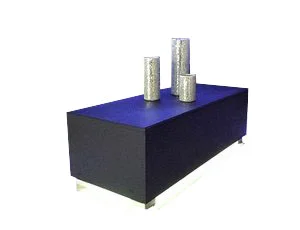 Black Coffee Table with Lighting Accent 4ft X 20in X 14in $60.00