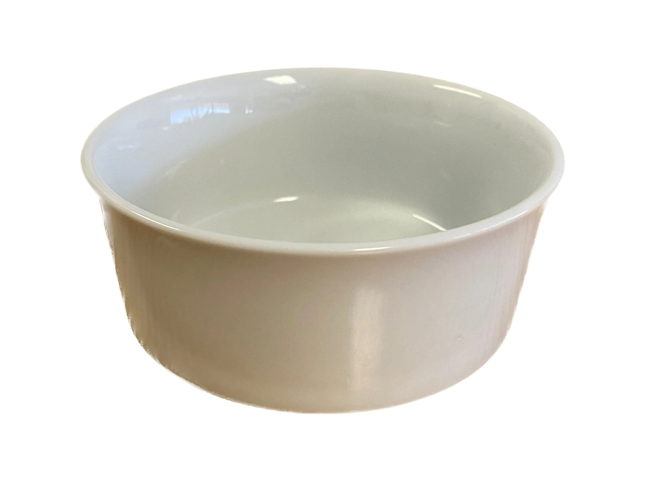 Vintage White Milk Glass Mixing Bowl - Heirloomed