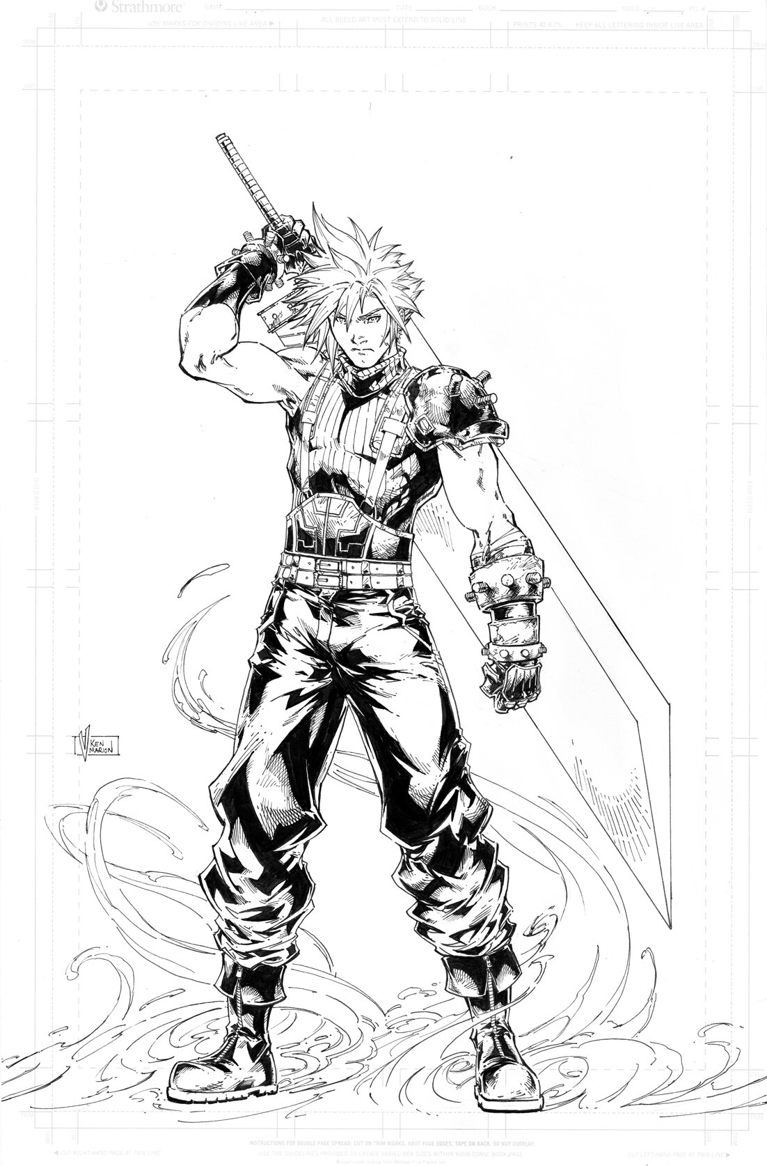 Final Fantasy 7 the best Cloud Strife fan art that we drew ourselves   Polygon