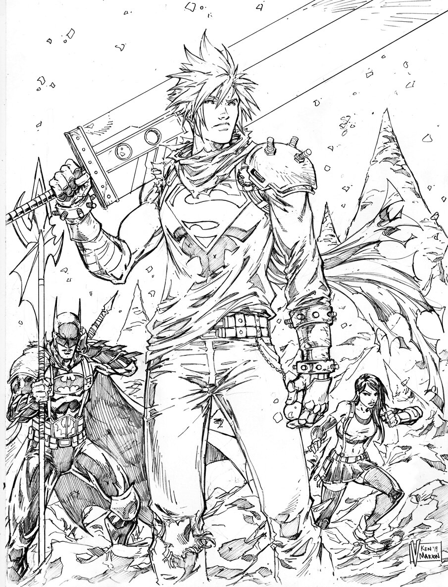Final Fantasy Coloring Pages