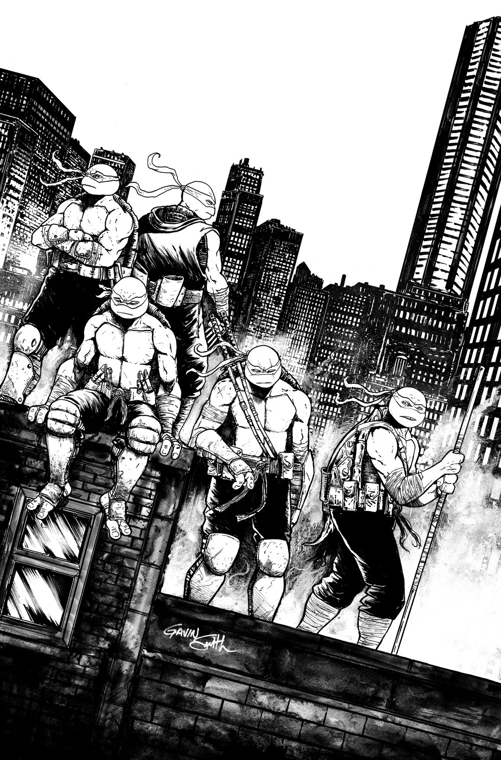 Teenage Mutant Ninja Turtles #140 Cover Artist Proof by Rod