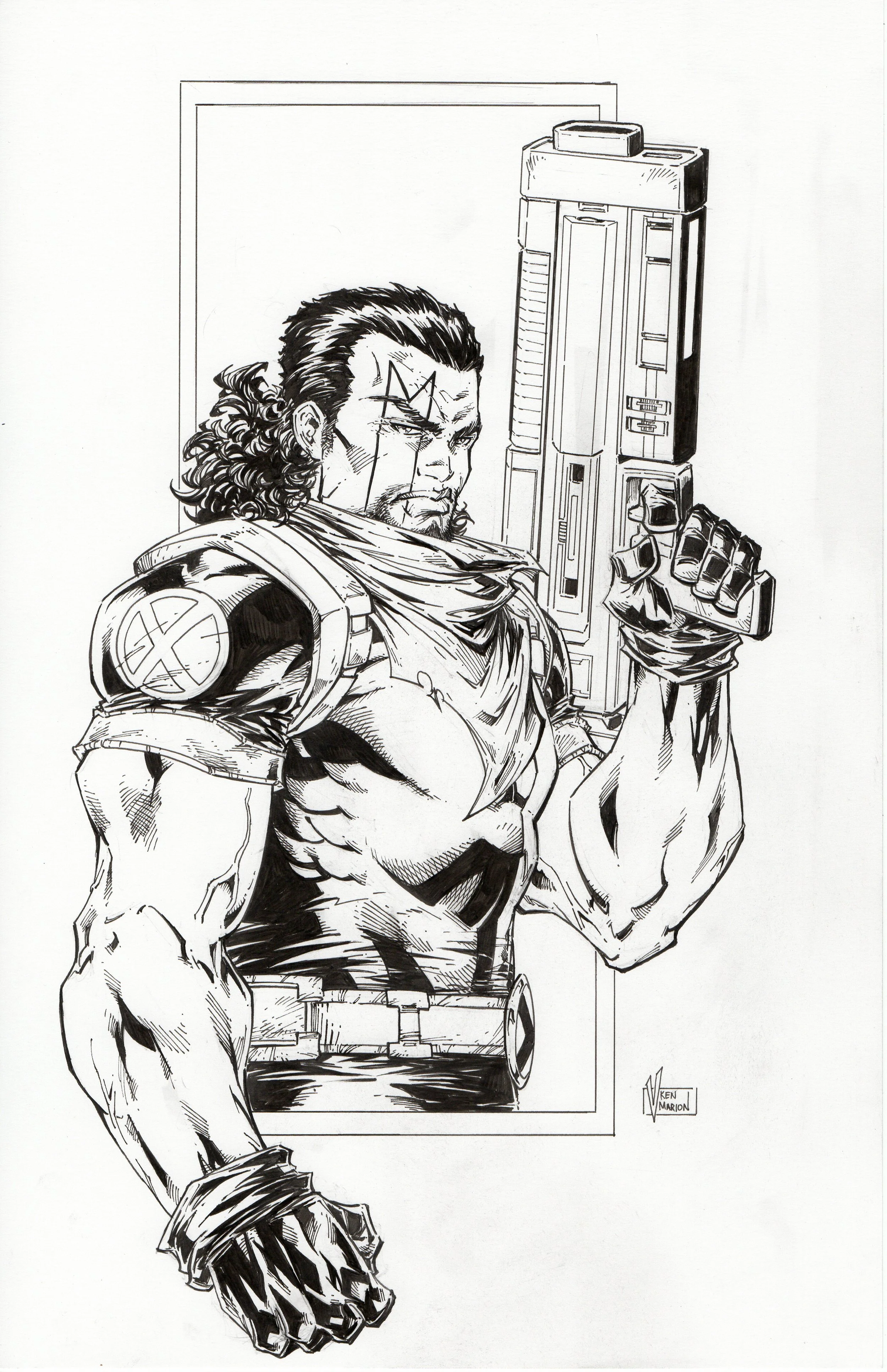 V Ken Marion - Bishop (X-Men) Pin-Up.jpg