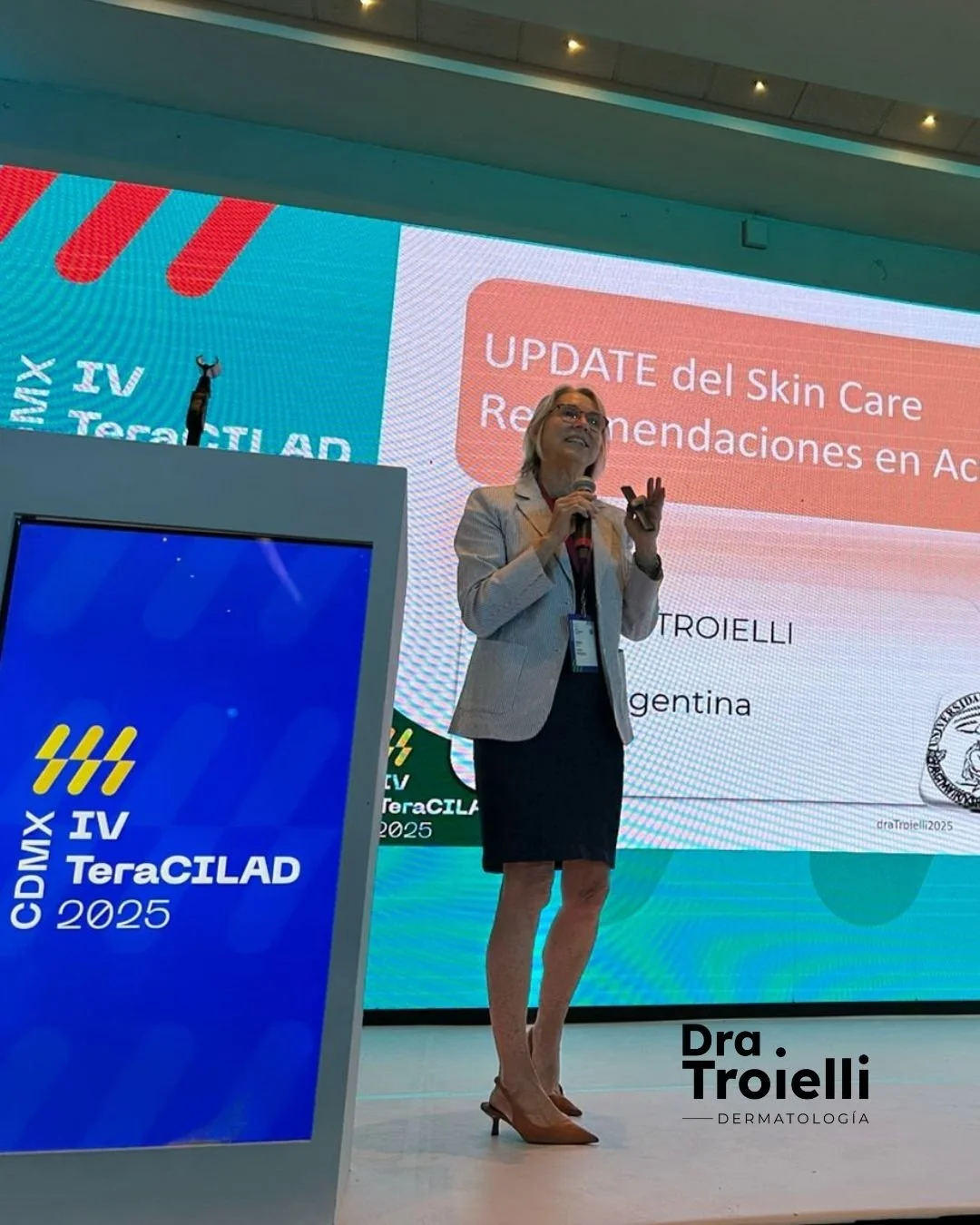 Estoy en Ciudad de M&eacute;xico, M&eacute;xico dando charlas en el IV TeraCILAD 2025, el congreso del Colegio Ibero-Latinoamericano de Dermatolog&iacute;a (CILAD). 

Se realiza del 20 al 22 de noviembre de 2025 en el World Trade Center CDMX.✨

#derm