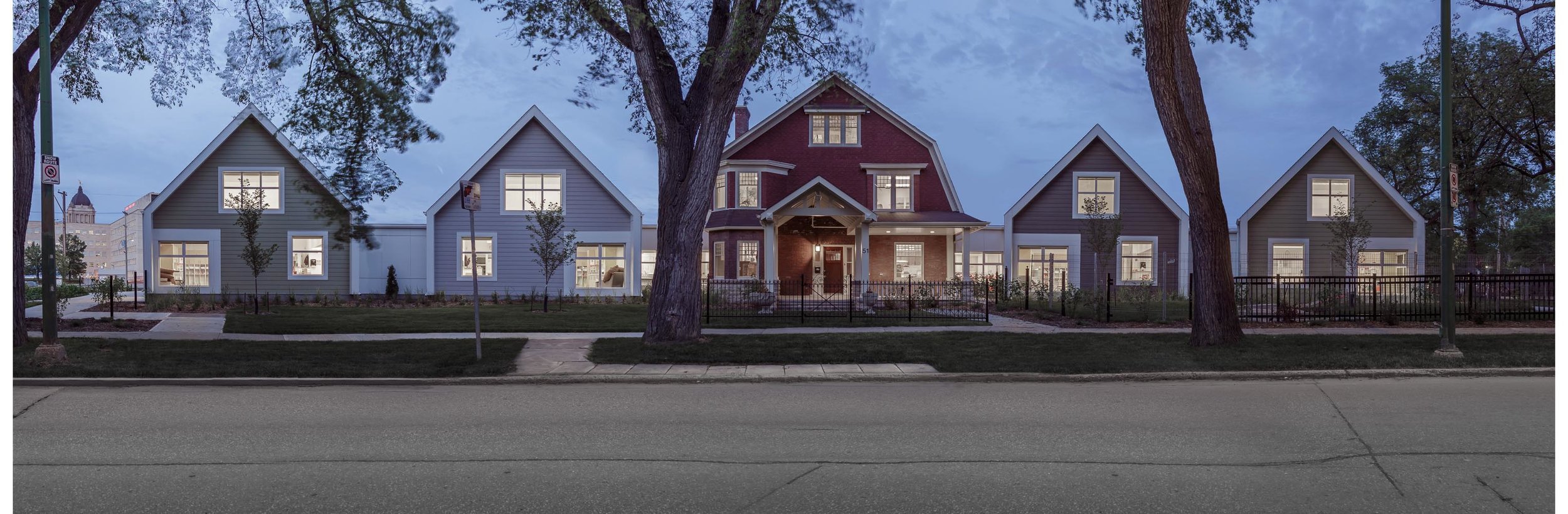  Great West Life Daycare, exterior photo of building elevation / Photo:  Lindsay Reid  