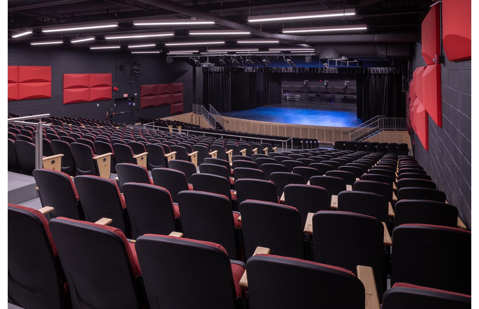  Seven Oaks Performance Arts Centre, interior photo of the theatre / Photo:  Lindsay Reid  