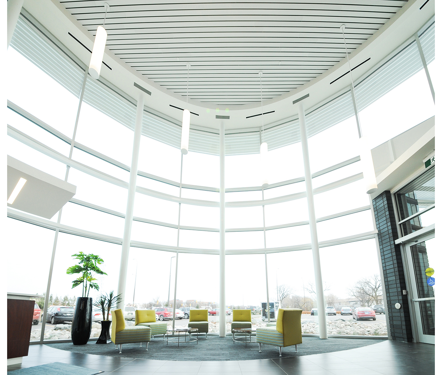  Entegra Credit Union, interior photo of reception / Photo: Joel Ross 