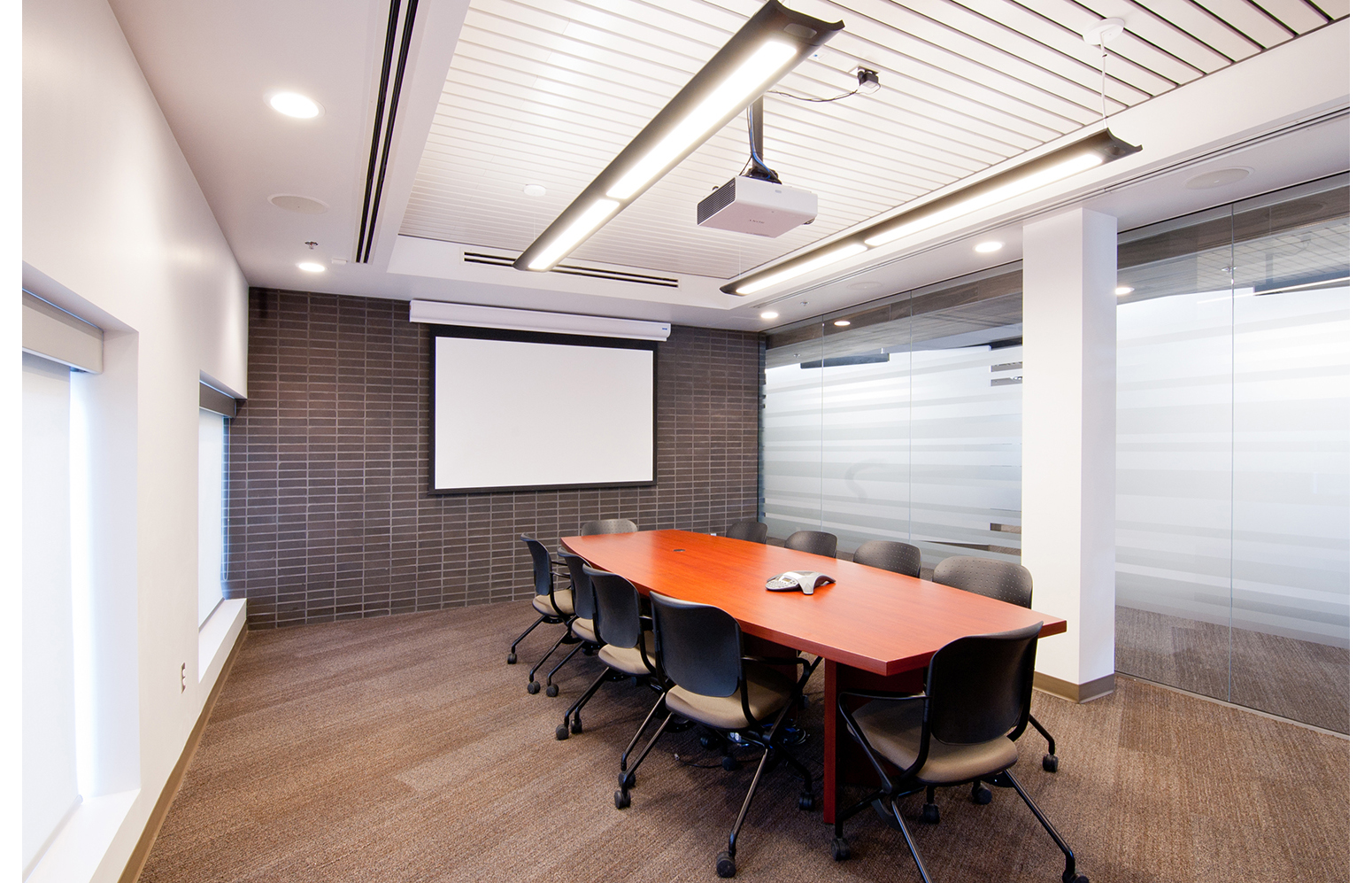  Exchange Group Offices, interior photo of meeting room / Photo: Derrick Finch 