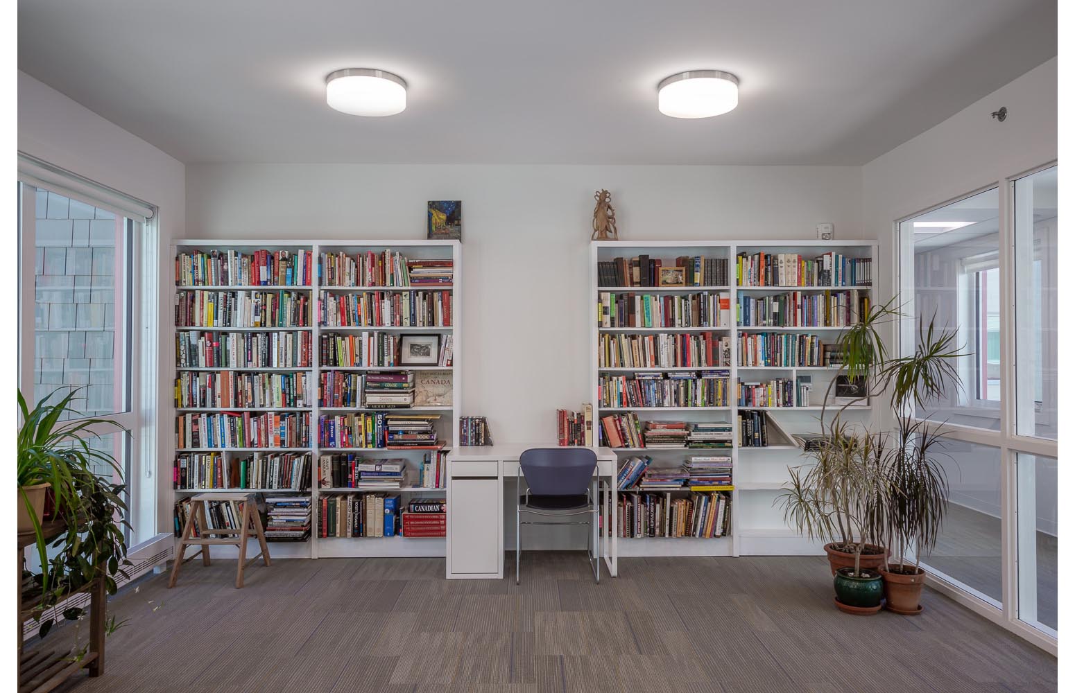  Old Grace Housing Co-op, interior photo of library / Photo:  Lindsay Reid  